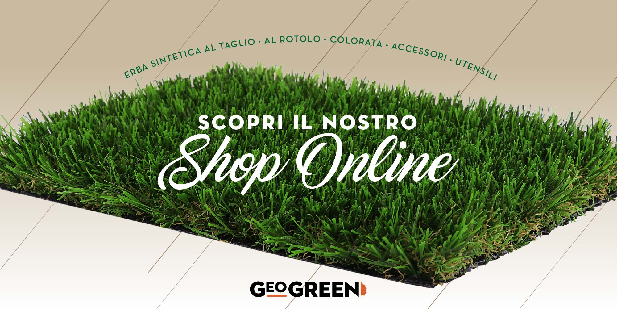 Erba sintetica per giardini Geo-Green